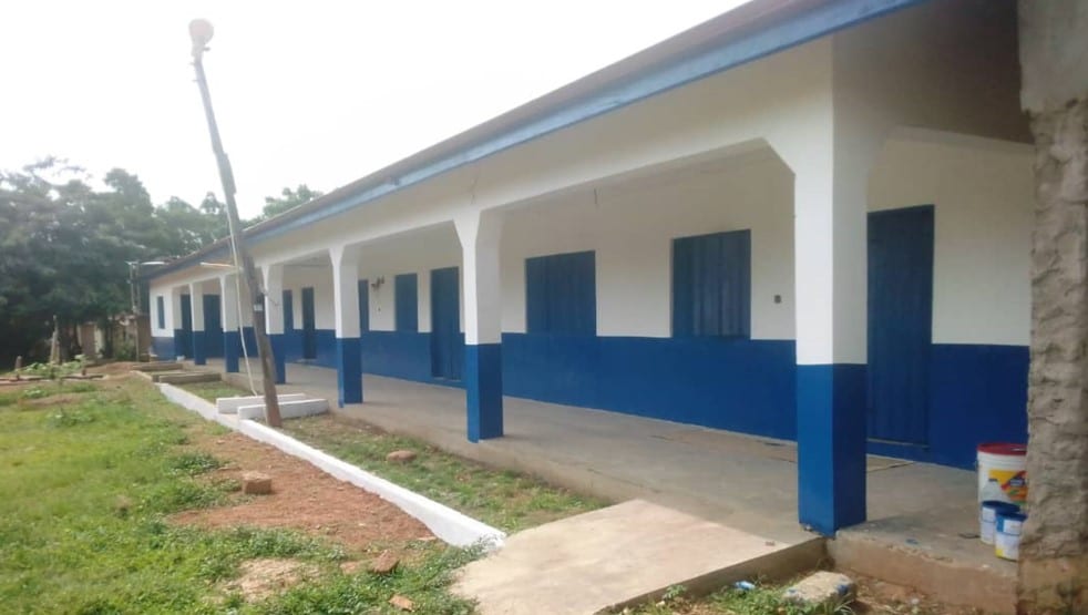 3 Unit Classroom Block with Office at Gyakiti