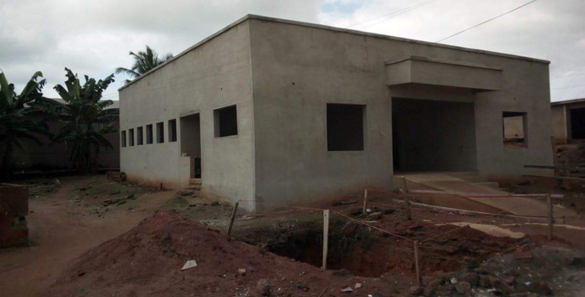 10-Seater W/C Toilet Facility with Mechanized Borehole at Nkawie Panin
