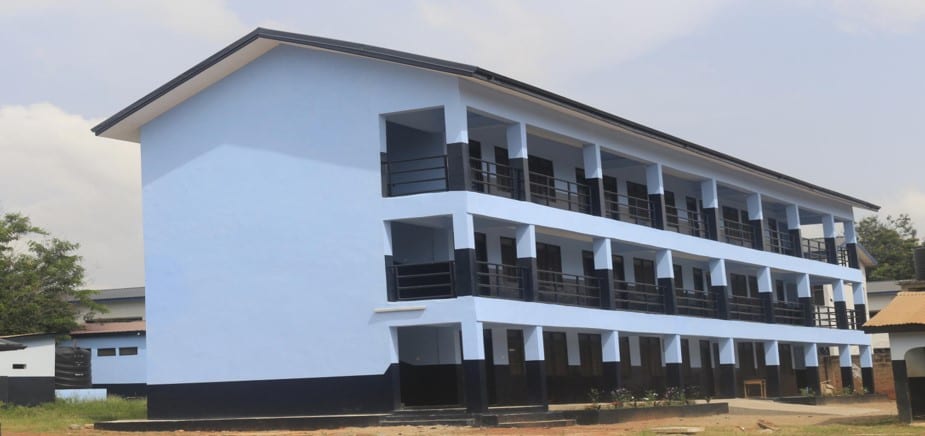 3-storey 9-Unit Classroom Block for Flagstaff House Basic School