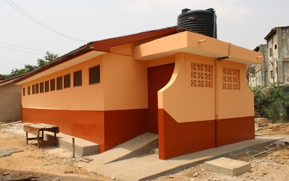 Renovation of 20-seater water closet toilet facility at Kanda Cluster of Schools