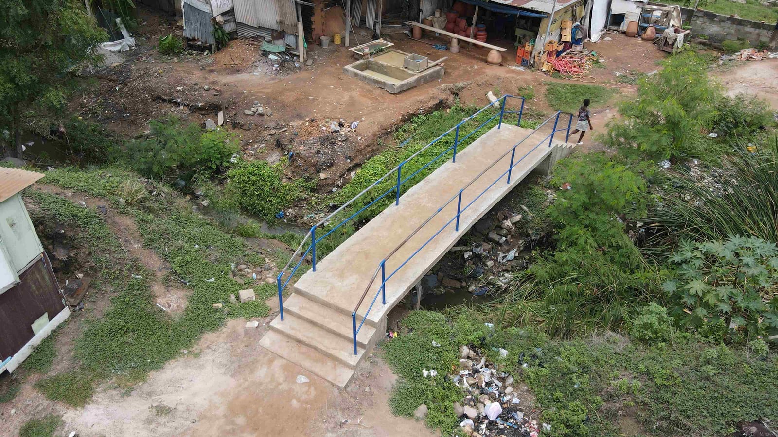 Construction of Footbridge at Okponglo