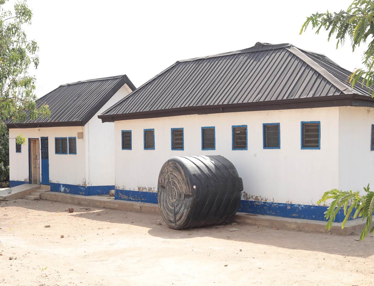 10-Seater ultra Modern Water-Closet Toilet Facility at Bandaman SHTS