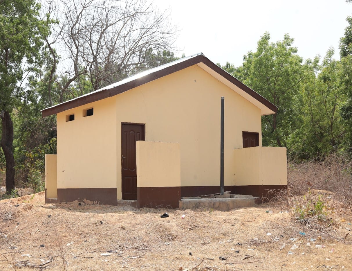 6-Seater Aqua Privy Toilet for Bongase D/A School