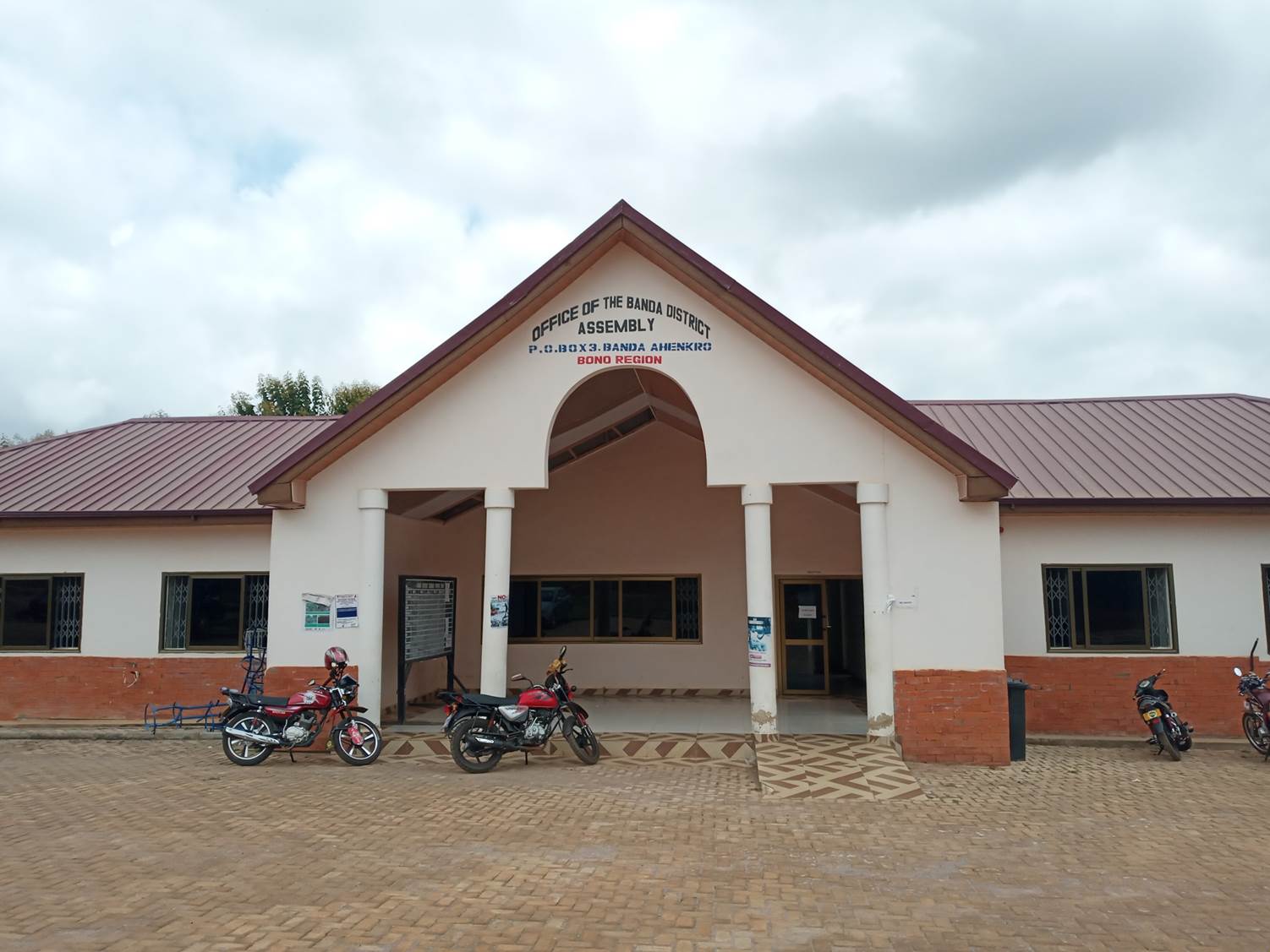 District Assembly Administration Block at Banda Ahenkro