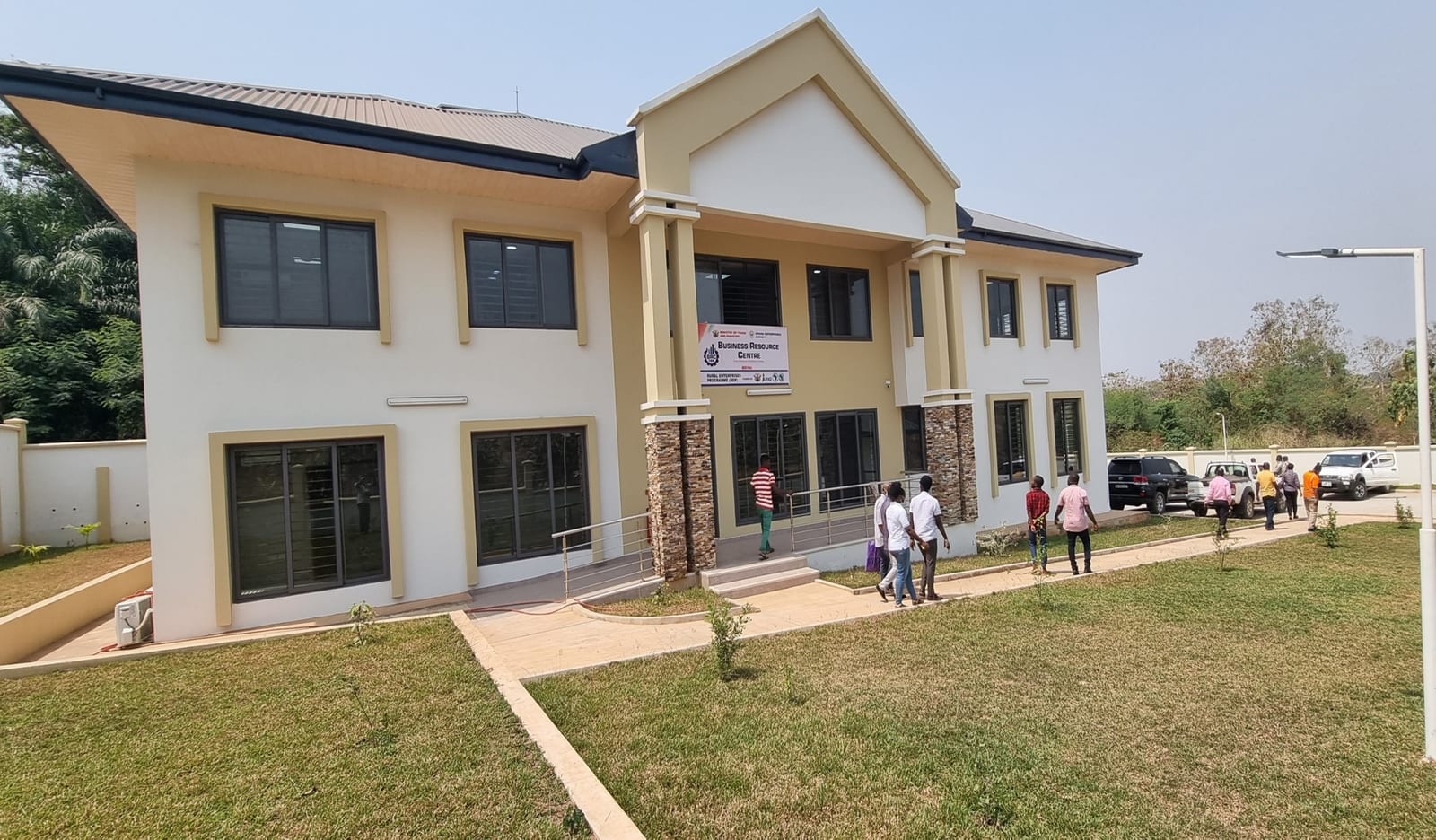 Construction of Business Resource Center at Bekwai