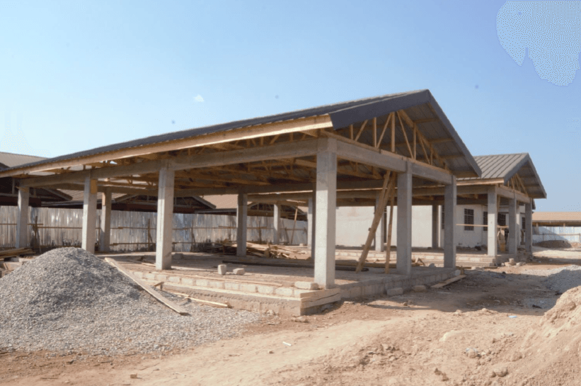 2-Storey 48-Unit Lockable Stores at Berekum Thursday Market