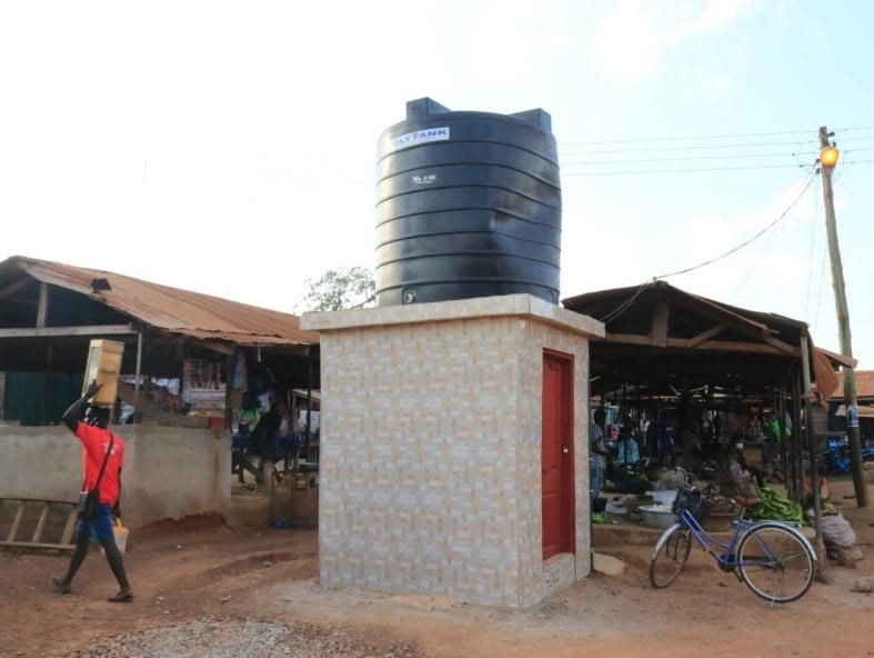 Drilling and Mechanization of 1No. Boreholes with Pump and Construction of 1No stands and supply of 1N0.400Litre Polytank , Paase Market
