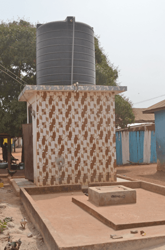 Drilling and Mechanization of 1No. Borehole with Pump and 500Litre Polytank at Koraso
