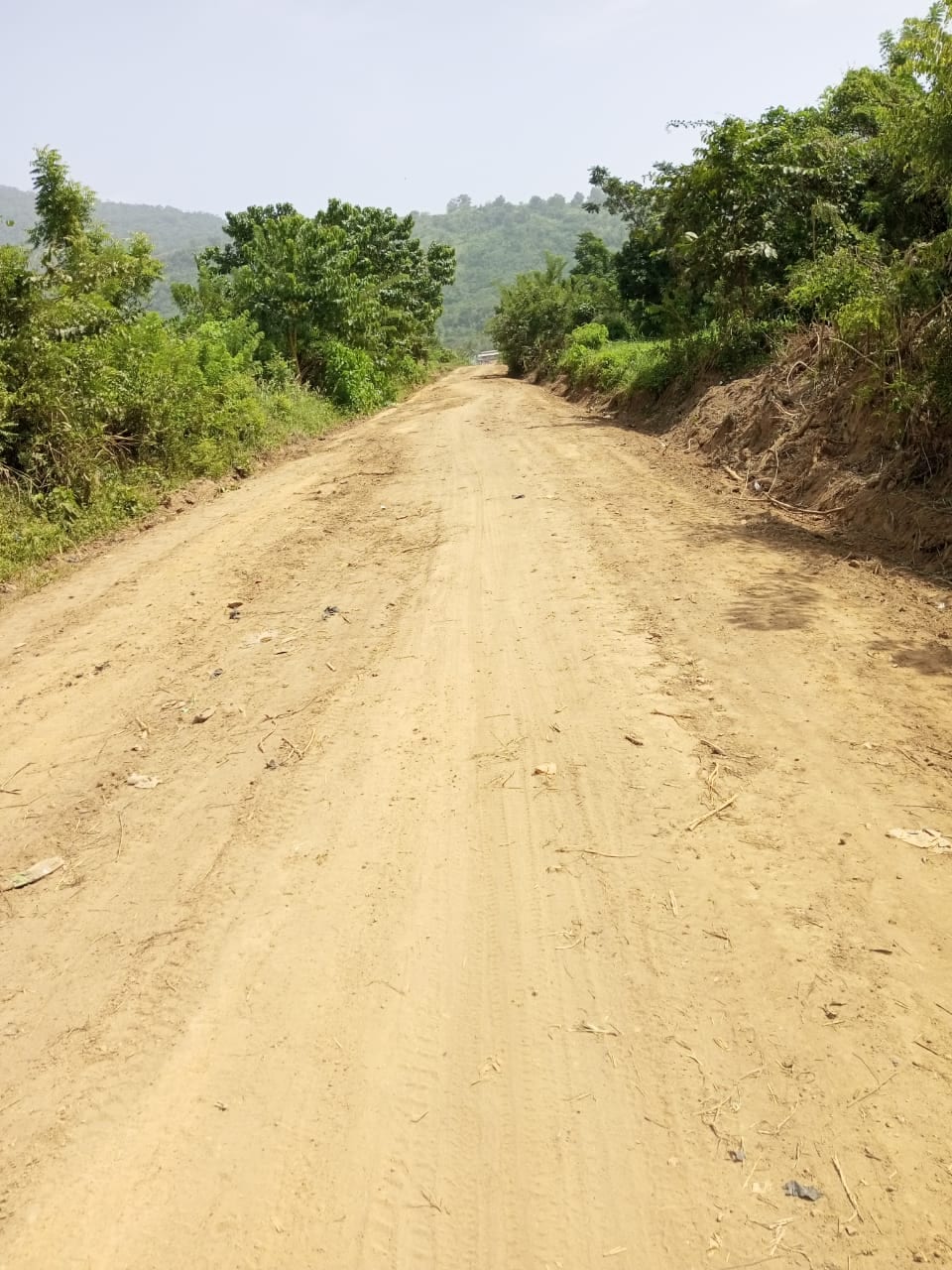 Reshaping of Akloba-Ahundwo Road