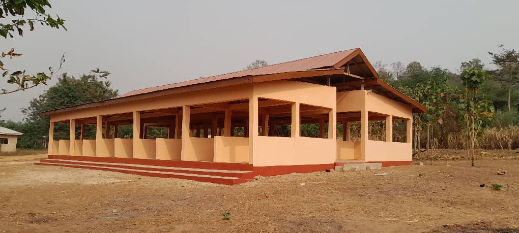 Construction of 1No. 40 Seater Market Sheds with 6-Unit Water Closet at Worawora