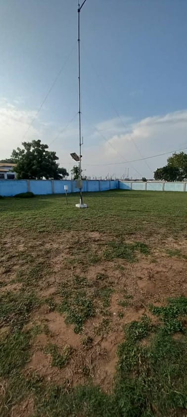 Deployment of Automatic Weather Station at Akim Oda