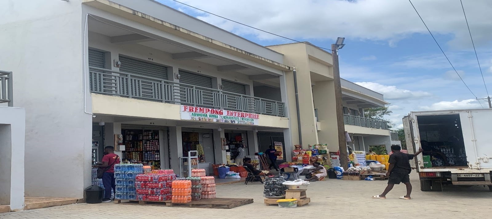 34 Lockable Shops (Block A) and Waiting Area (Conference Room, Restaurant and Offices) –Lot 1