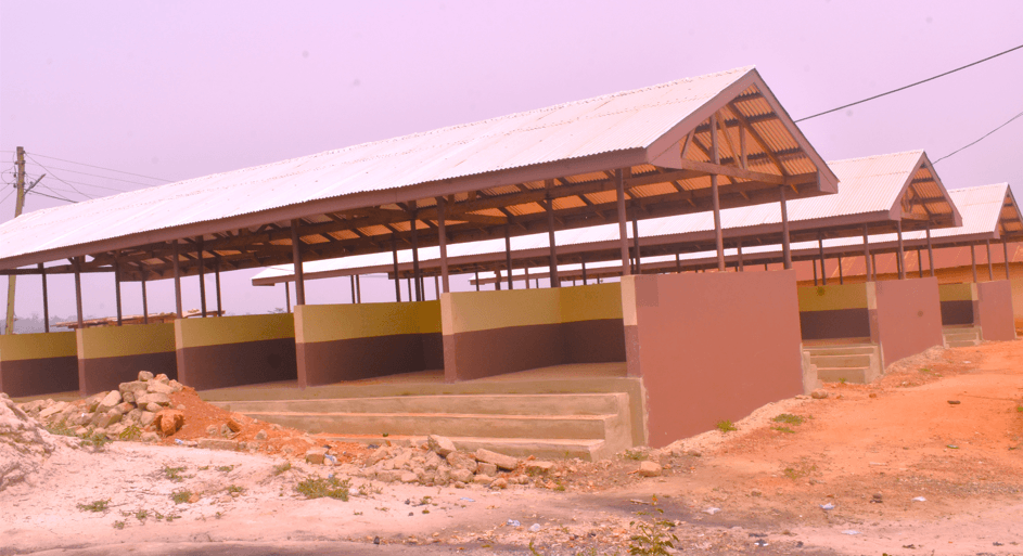 Construction of 3No. 12 Unit Market Stalls at Nkwarteng