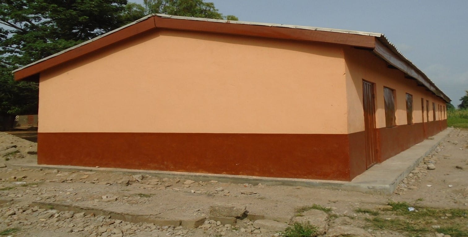 Cladding of 2No. 3-Unit Classroom Blocks at Dulugu