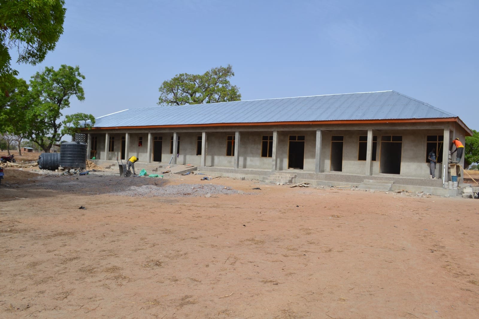 Contruction of 1no 3unit classroom block