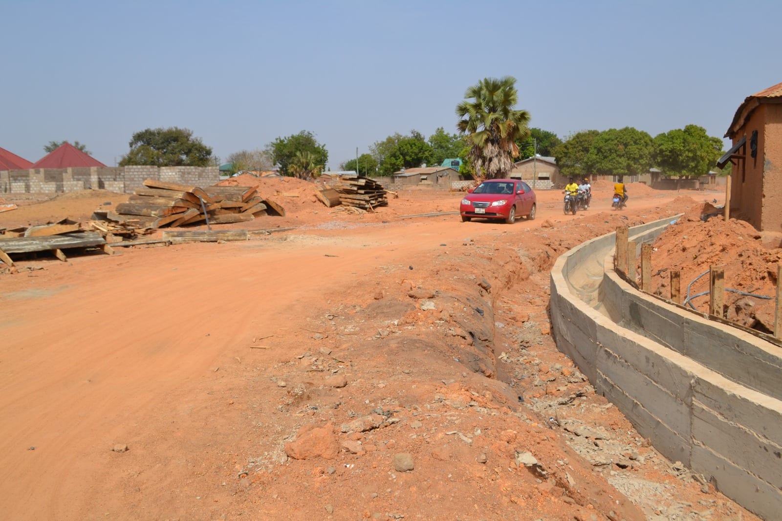 Construction of 1.2 km Road