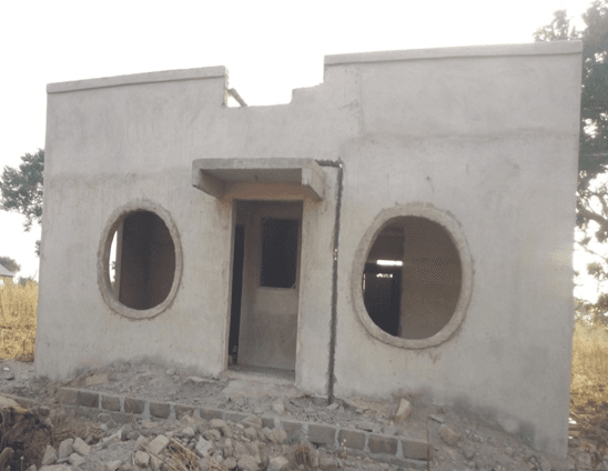 10 Seater Water Closet Toilet with Mechanized Borehole at Namoo