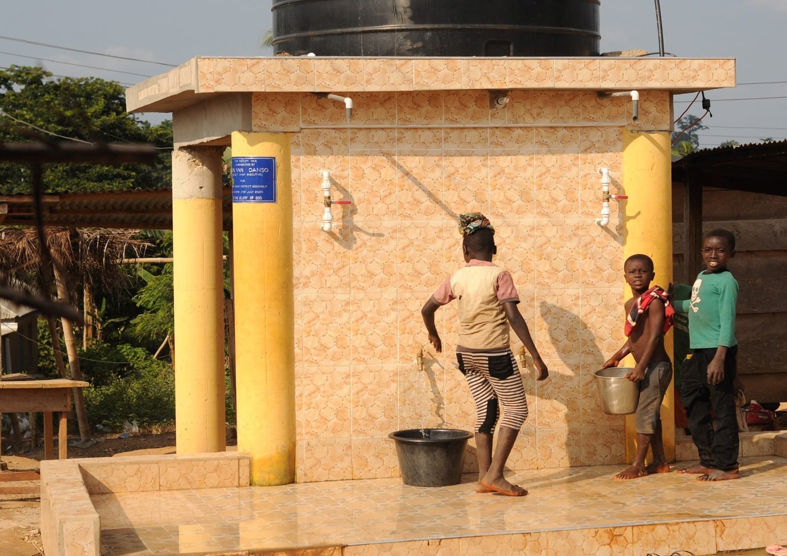 Construction of Mechanised Borehole at Nsuta
