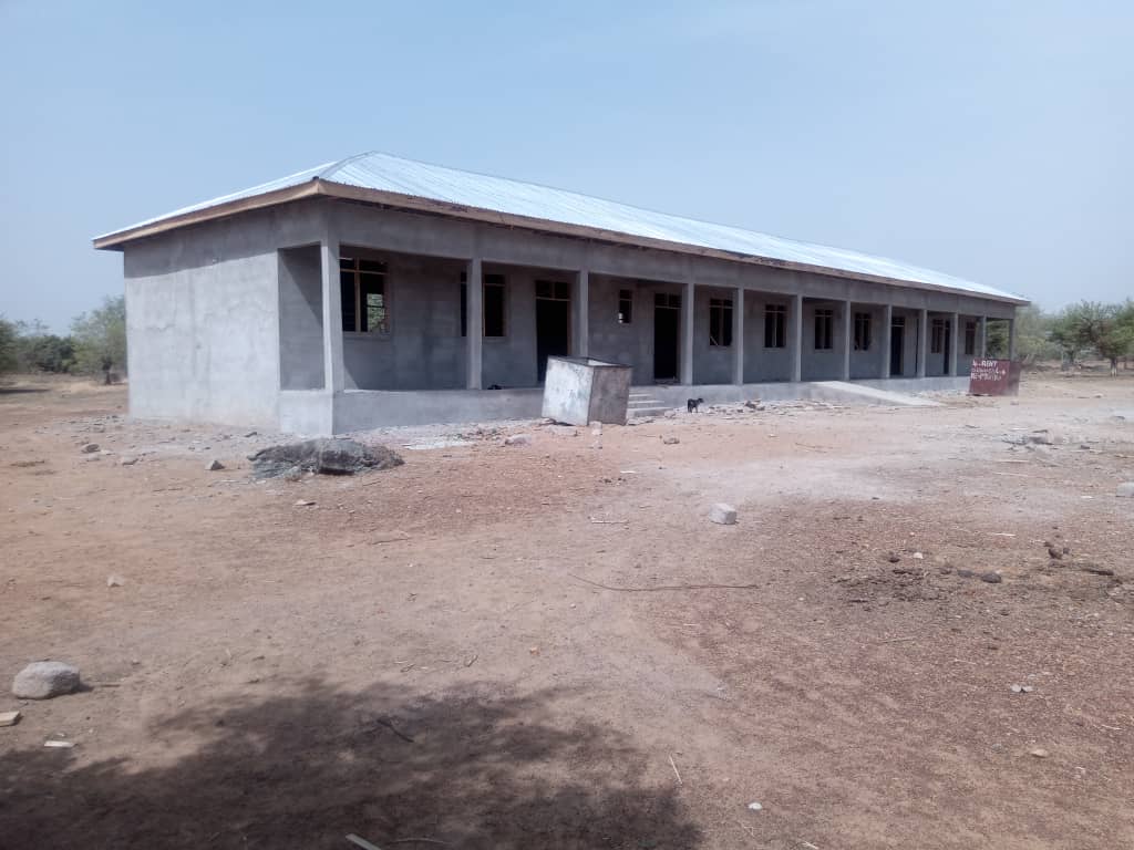 Construction of 1No. 3-Unit Classroom Block with ancillary facilities at Gbenaansa