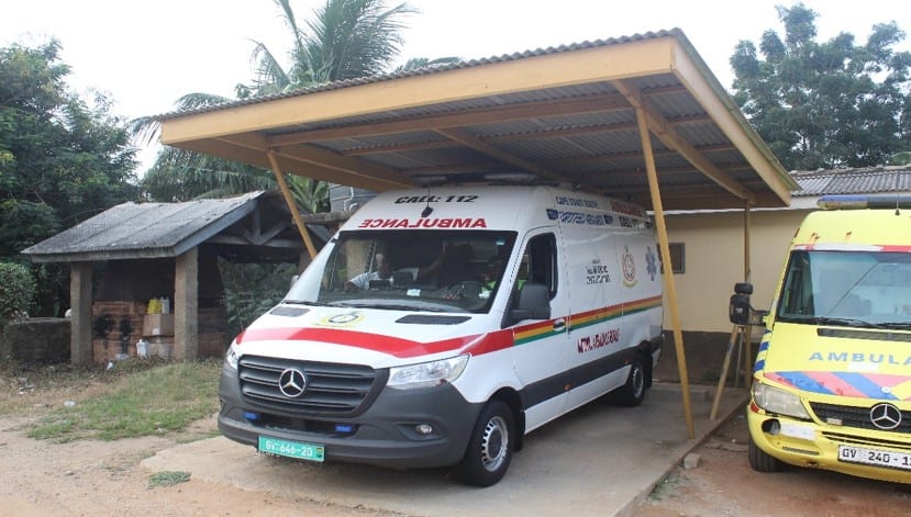 Supply of Ambulance for Cape Coast Metro with Shed