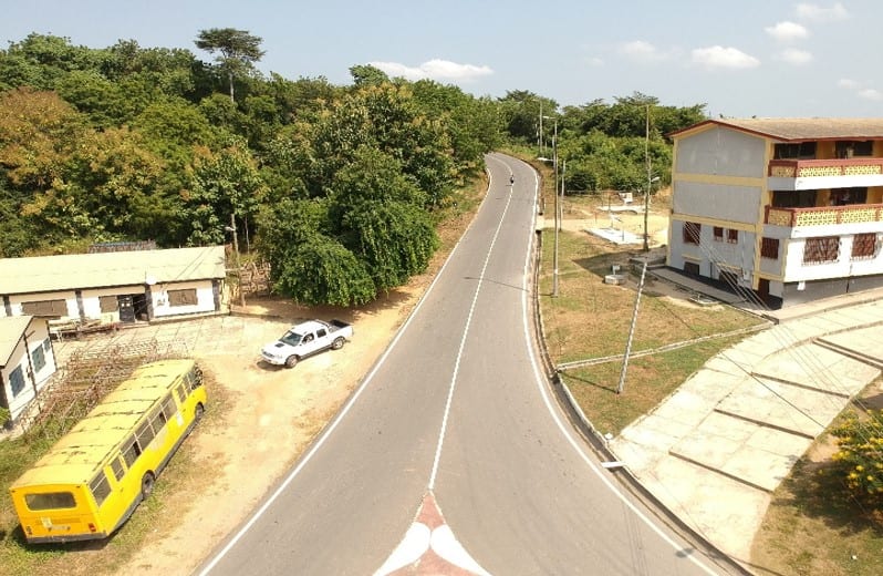 Asphalt overlay at Mfantsipim SHS