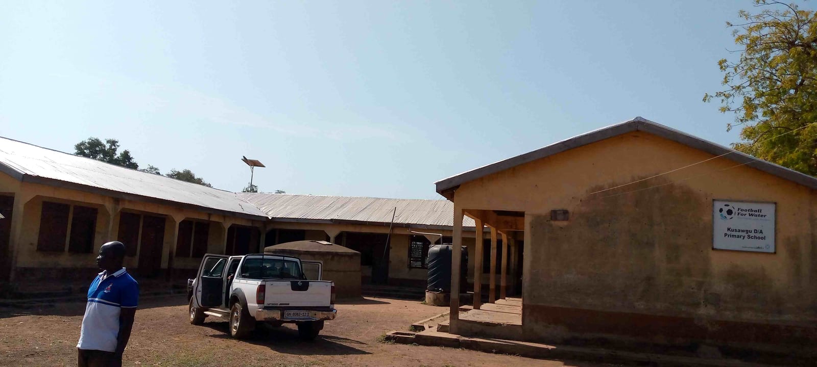 Rehabilitation ( Re-roofing )Ripped Educational Facilities Lot 2 at Kusawgu D/A Primary Sch