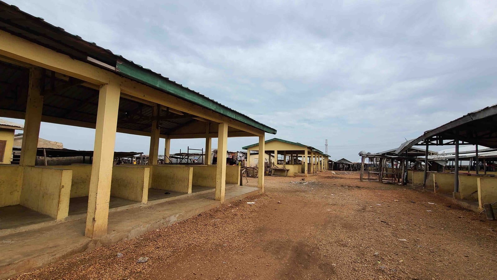 Construction of 3No. 12-Unit Open Market Stalls at Buipe