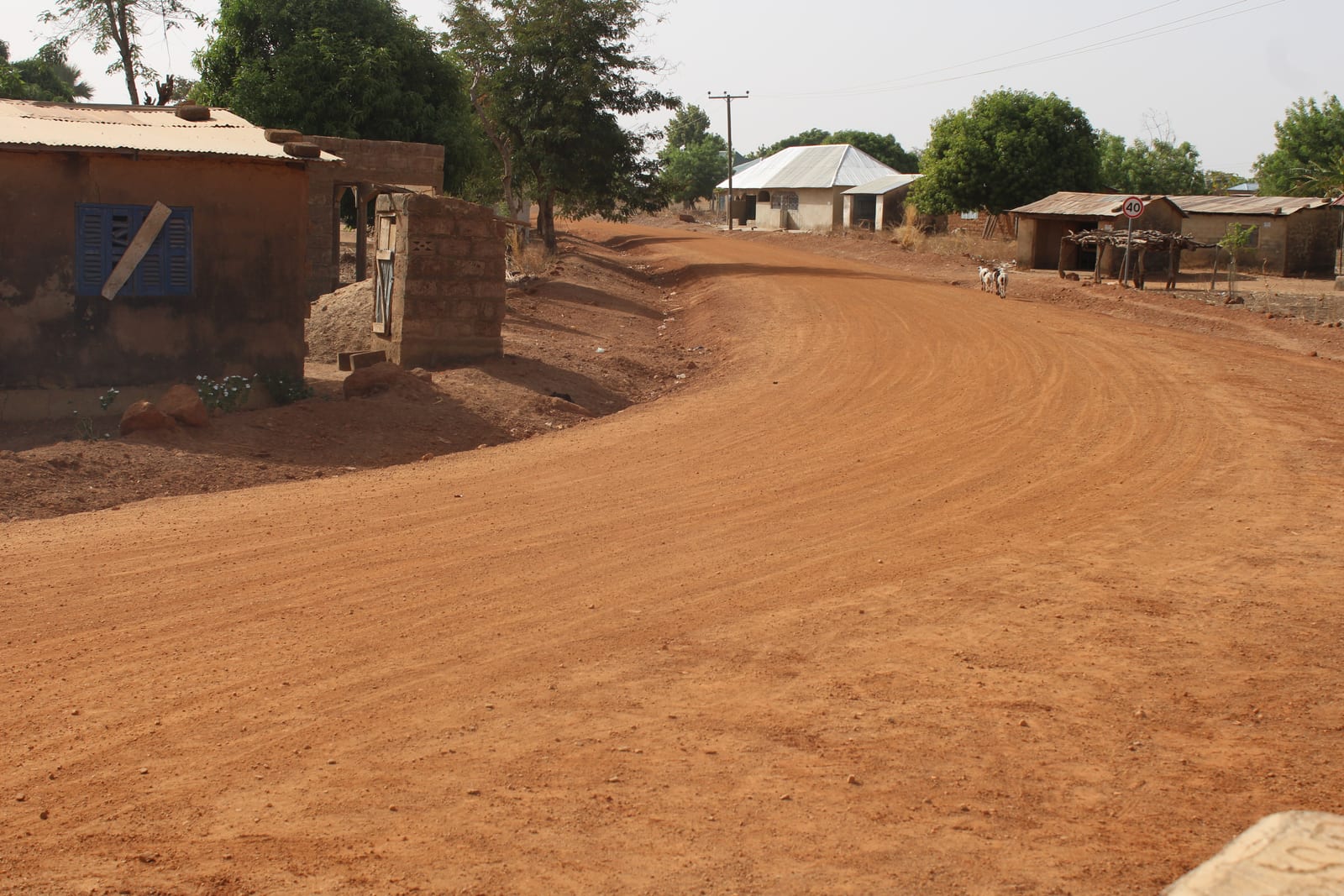 Construction of Tuori-Sanwie road