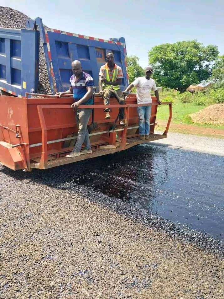 Tarring of Wogu town roads