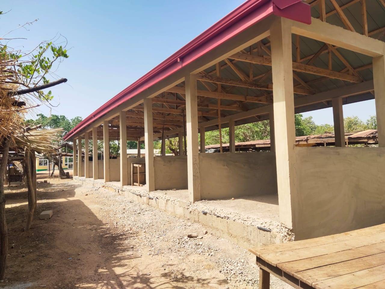Construction and expansion of Kojokperi market