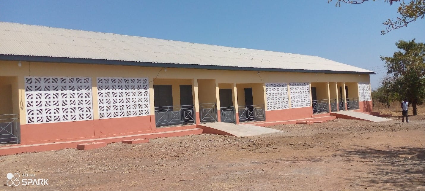 Construction of Staff accommodation at Daffiama Bussie Issa