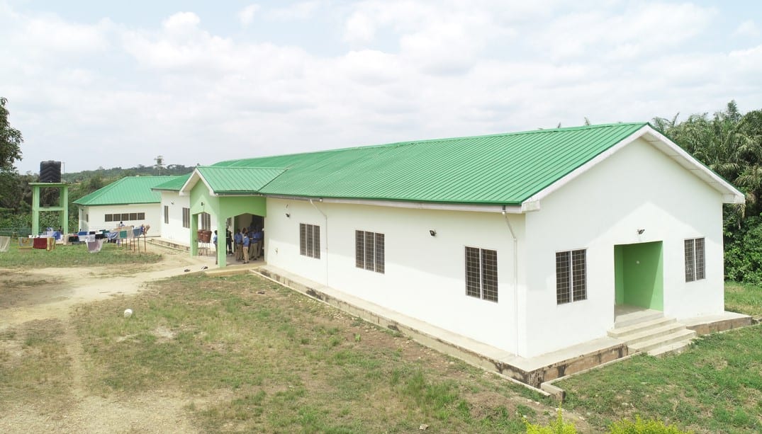 Boys' Dormitory Block at Takrowase TVET Institute