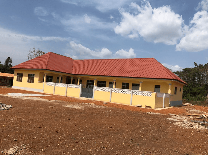 2-Unit KG Block with Office, Store, Resting Room and 6 Seater W/C at Gyidiem