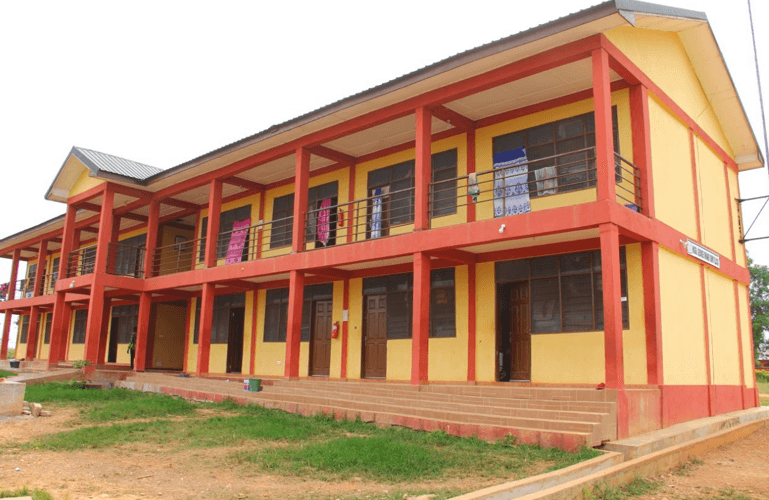 Boys Dormitory for St. Ambrose Training College at Dormaa Akwamu