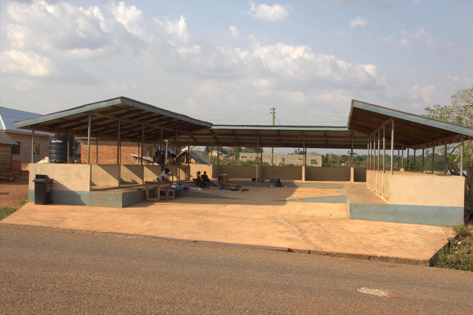 1No. 15-Unit Market shed at Akontanim