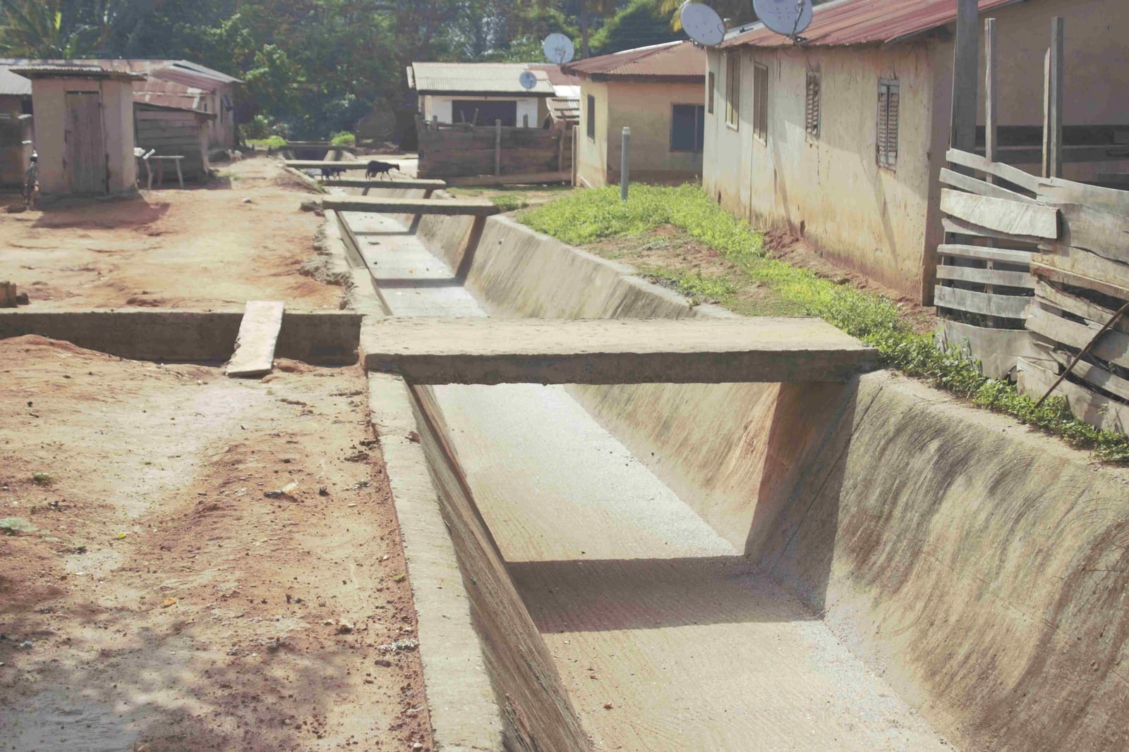 Construction of Storm Drain at Nkrankwanta Zongo