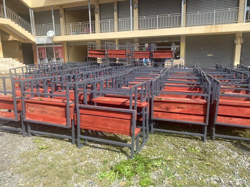Distribution of 1000 Pcs of Dual Desk for Public Basic Schools within the Municipality