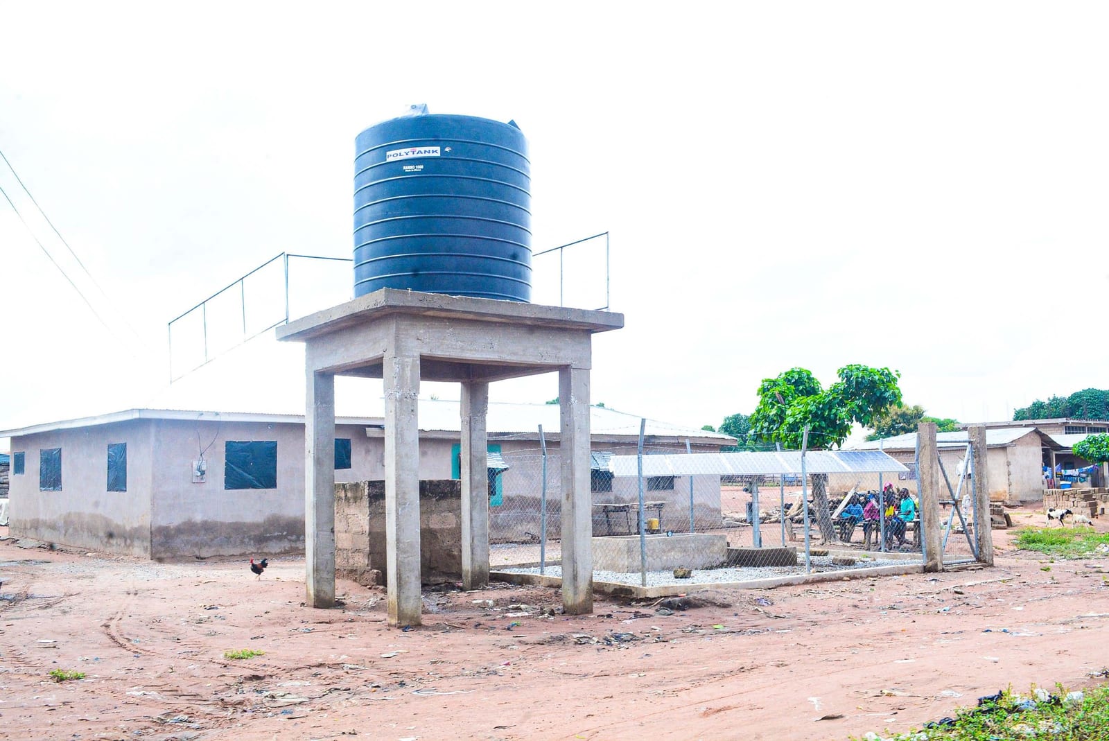 Drilling and Mechanisation of 1No. Borehole  with Overhead Tank Powered by Solar at Dagombaline