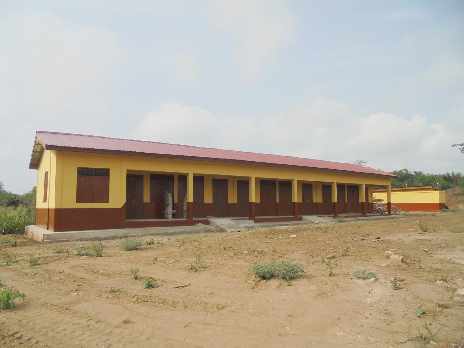 Construction of 3-Unit Classroom Block with office, store and 4seater KVIP toilet at Owuya