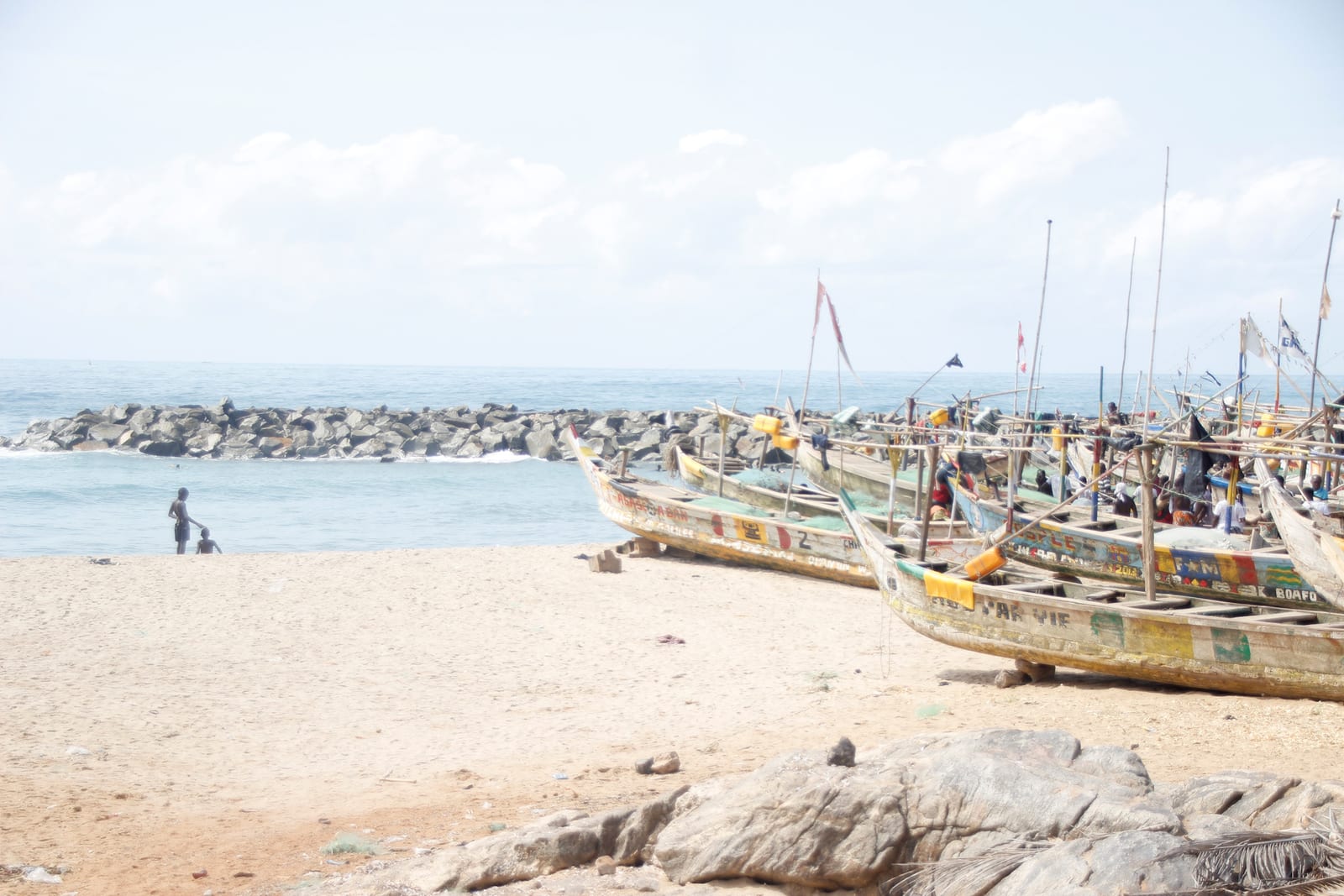 Construction of Coastal Fish Landing Site at Otuam