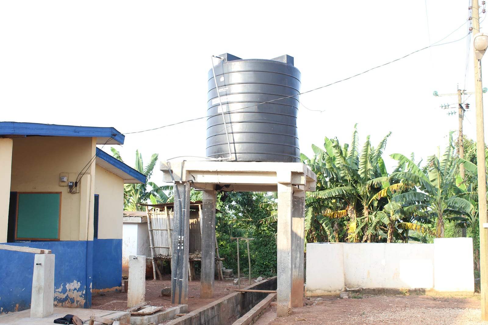 Construction of Mechanized Solar Powered Water System at Akwansa kokodo