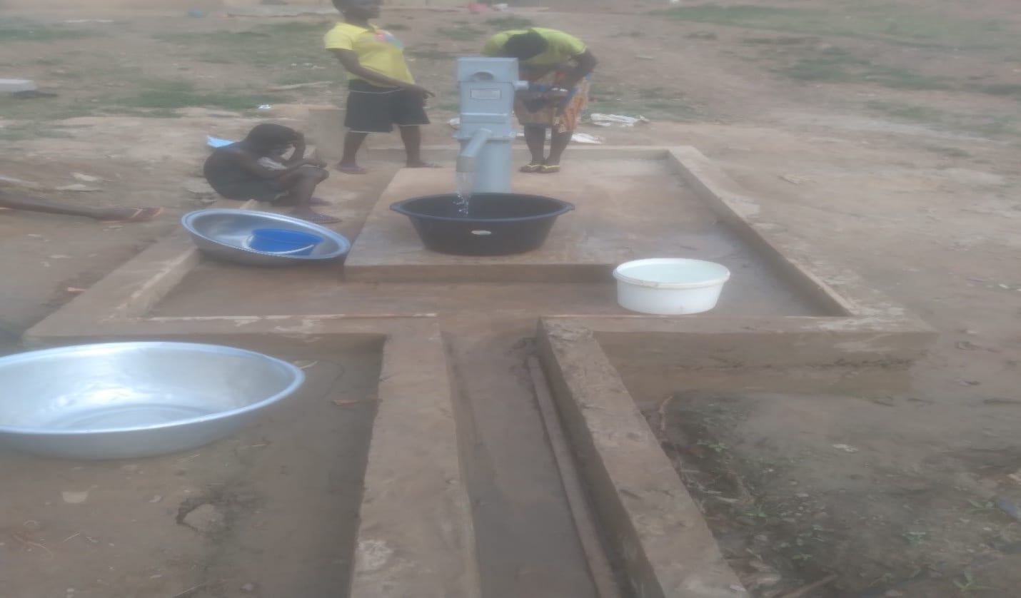 Construction of Borehole at Beposo
