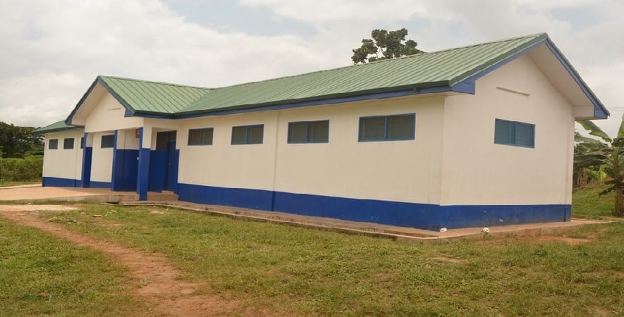 Construction of Washrooms for Boys' at Osino SHTS