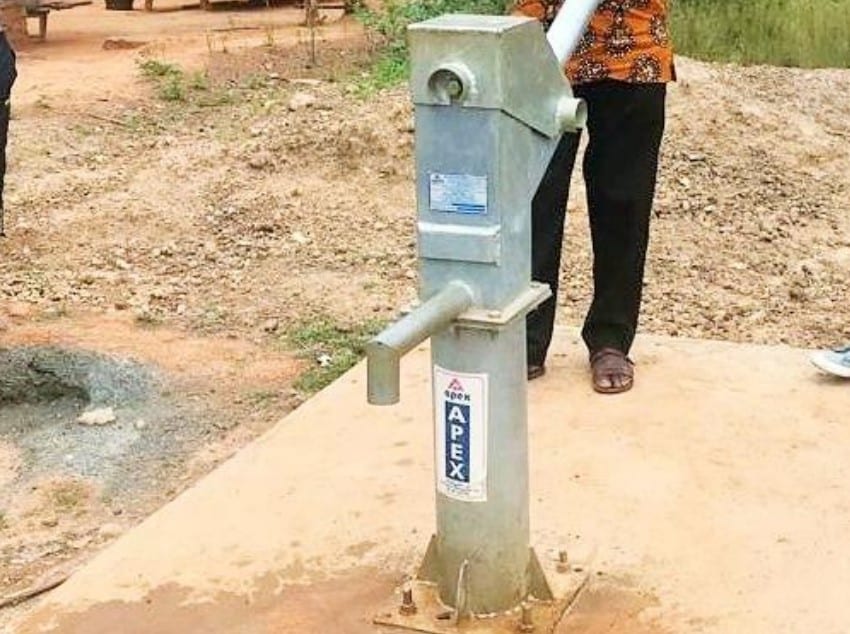 Construction of 1No. Hand Pump Borehole at Asedja-Akwadum