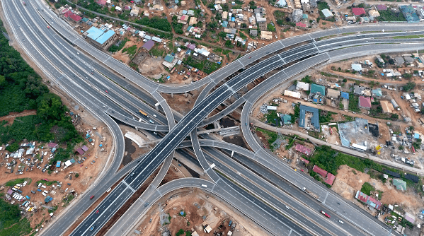 Construction of Pokuase  Interchange