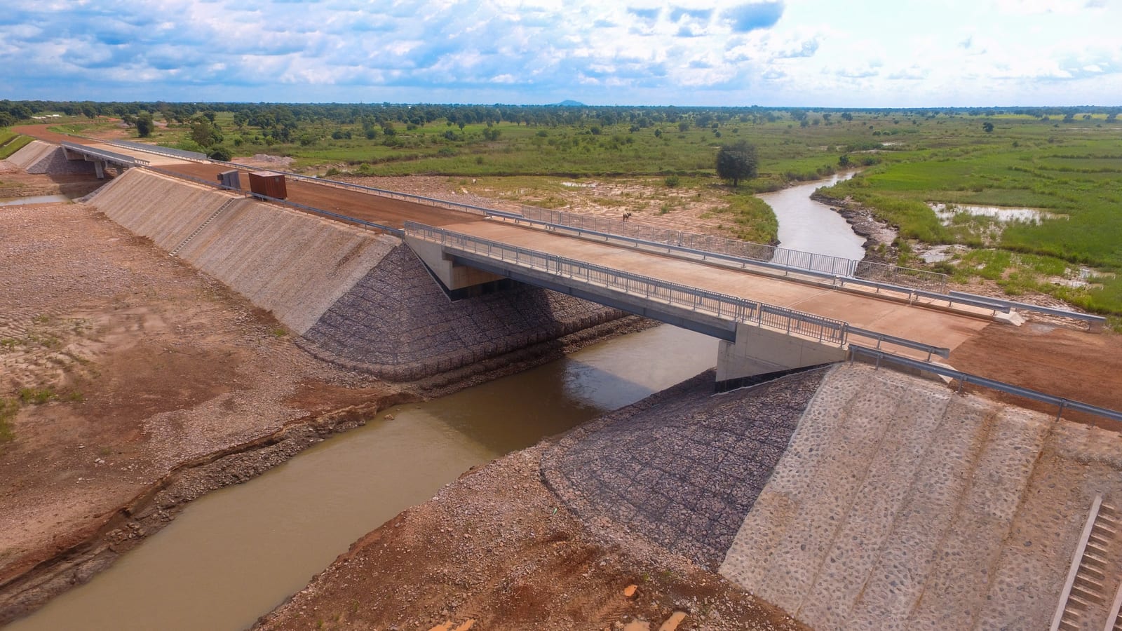 Construction of Tamde Bridge at Garu