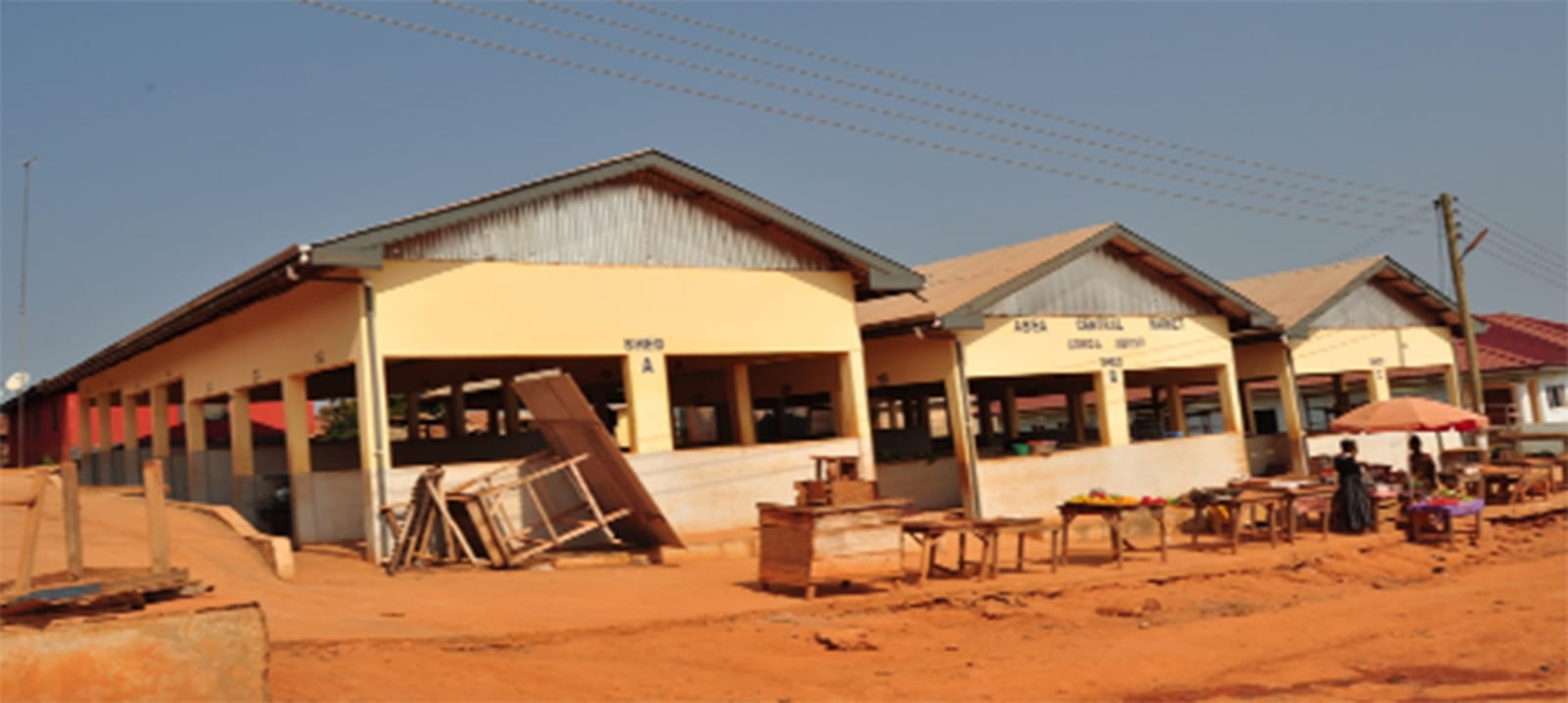 Construction of 3 No. 14-Unit Market Stores at Gomoa Aboso
