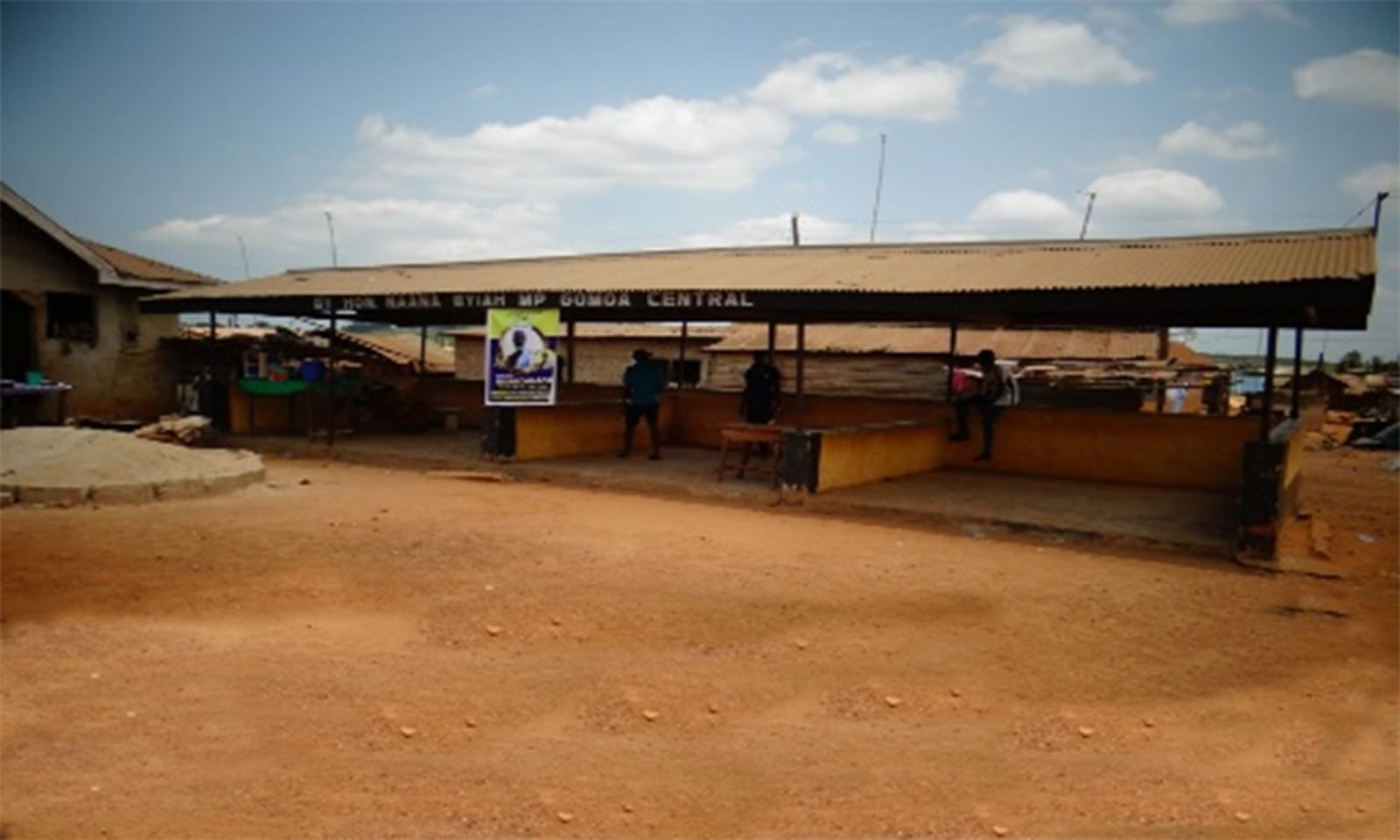 Construction of 1 No. Market Shed at Gomoa Awombrew
