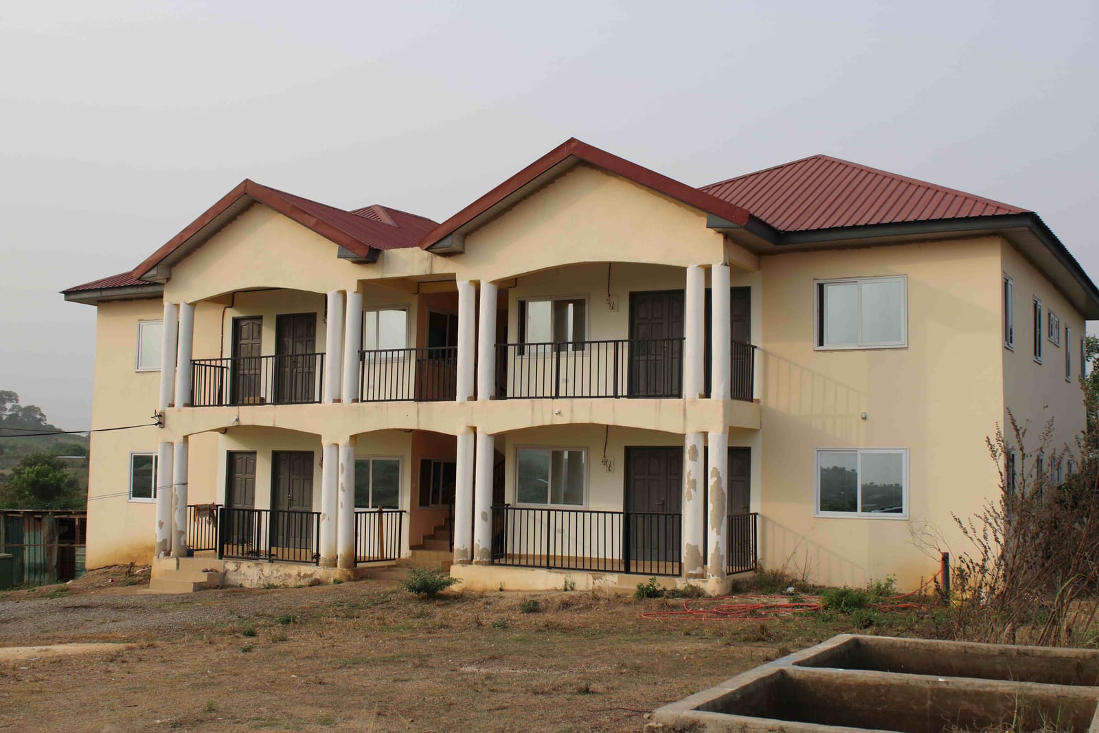 Construction of 1No. 2-Semi-detached Staff Bungalows Lot 1 at Potsin