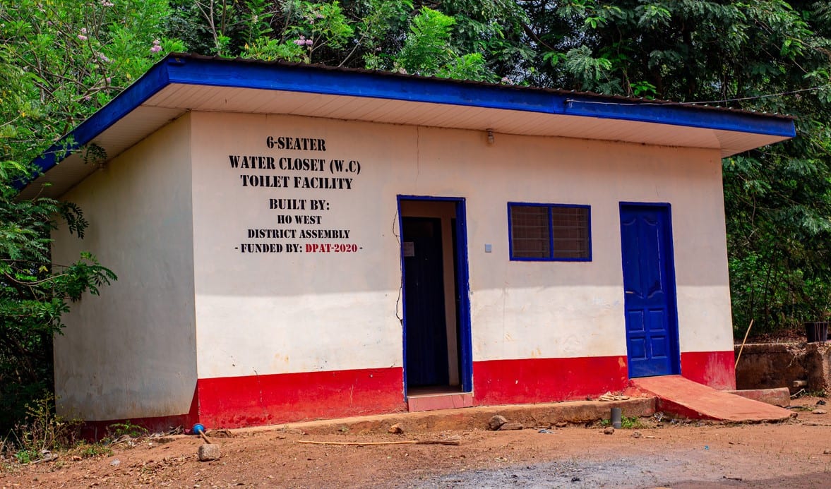 Construction of 6 Seater Water Closet for Dzolo SHS